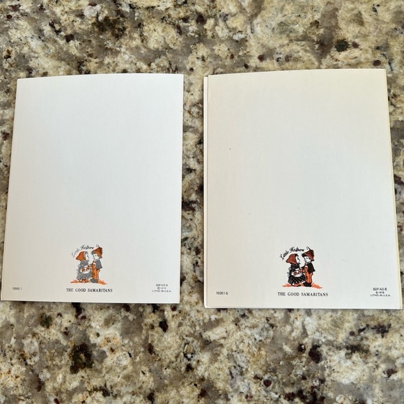 Vintage Good Samaritans, Little Helpers cards illustrated by Anne Liese - Picture 6 of 7